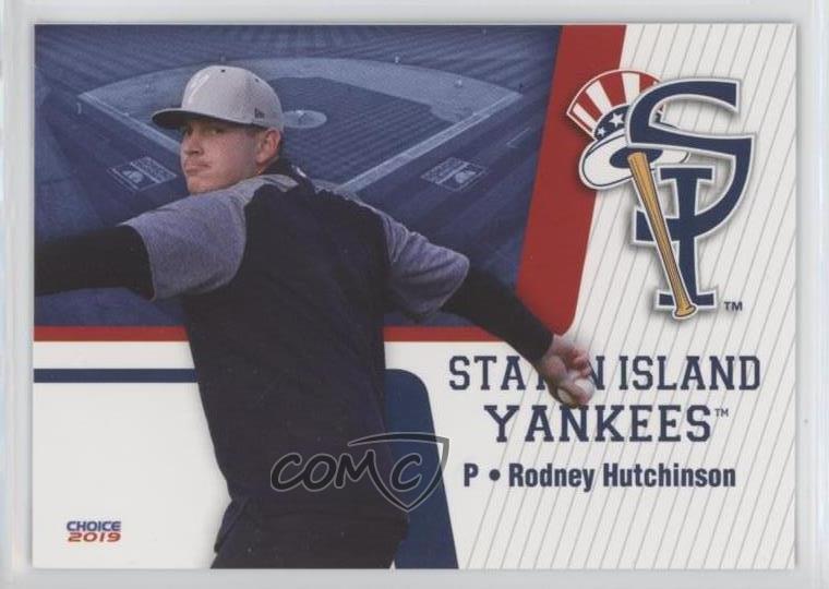 2019 Choice Staten Island Yankees Rodney Hutchinson 15 eBay