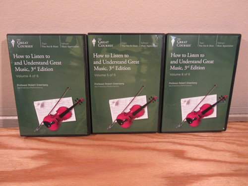 Great Courses How to Listen to and Understand Great Music, 3rd Ed. 48-CD + BOOK - Picture 4 of 11