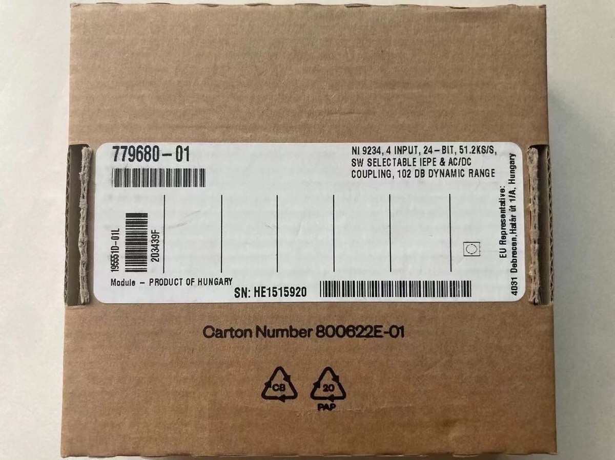 NI 9234 779680-01 New For IN BOX National Instruments NI 9234