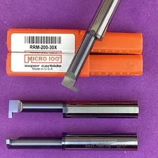 MICRO 100  RRM 200-30X Carbide Internal Retaining Ring Bar 2.0mm WOC🎯Machinist