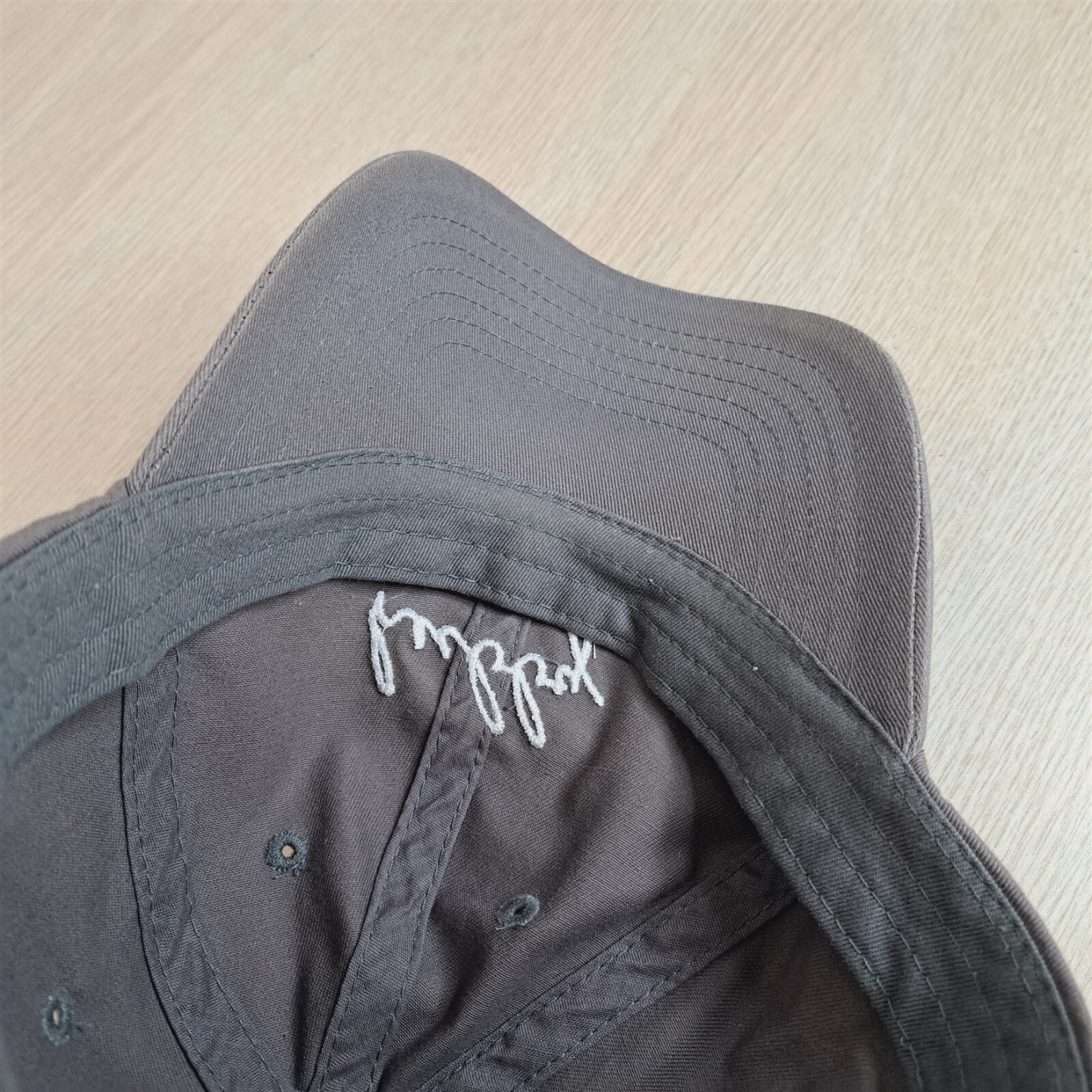 HUBBY SCRIPT SPELL ADJUSTABLE STRAPBACK BASEBALL … - image 13