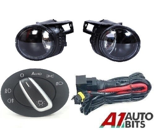 For Vw Passat 3c 2006 - 2009 Fog Lights Lamps Wiring Headlight Auto Switch Kit