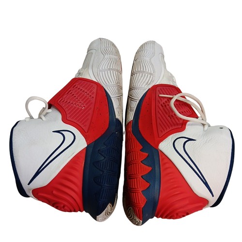 Nike Kyrie 6 USA White Blue Red Basketball Shoes BQ4630-102 Men's Size 14 - 2020 - Picture 7 of 12