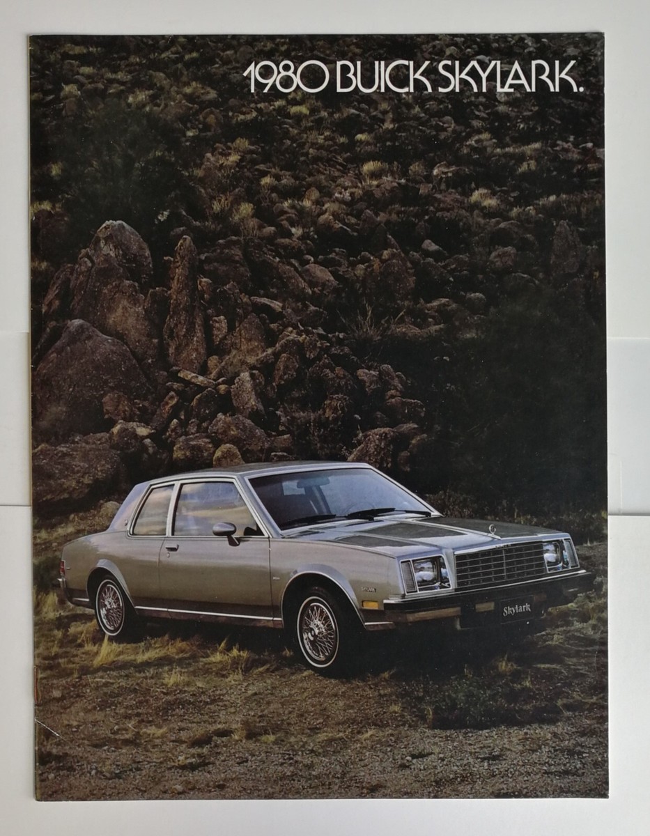 Vintage 1980 Buick Skylark Full Color Original Brochure 323 | eBay