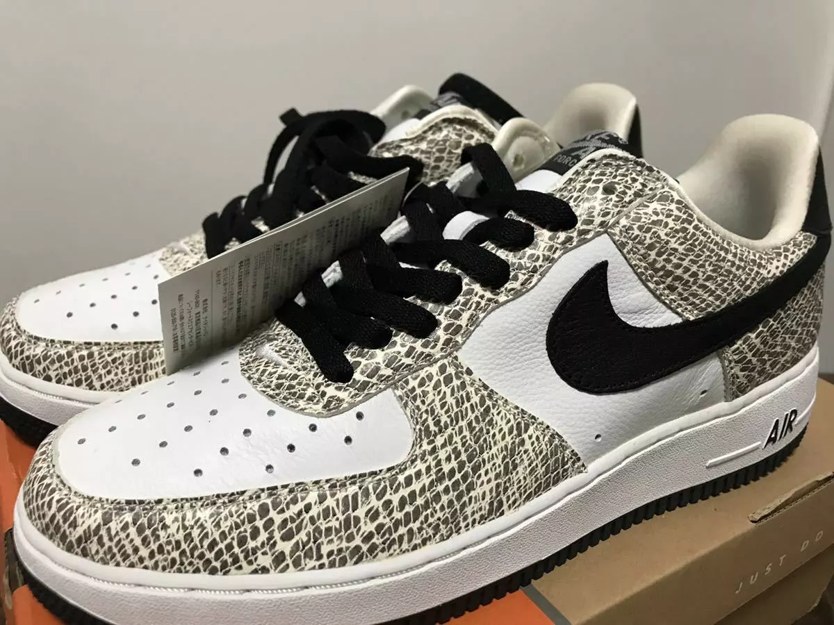 2006 NEW nike Air Force 1 low cocoa Snake snakeskin Co.JP Japan