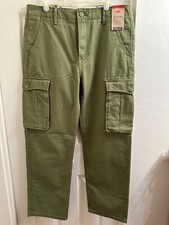 Levis Ace Cargos Green Pants Mens Size 32X30 NWT