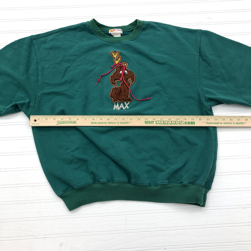 Vintage Dr. Seuss Green Embroidered The 