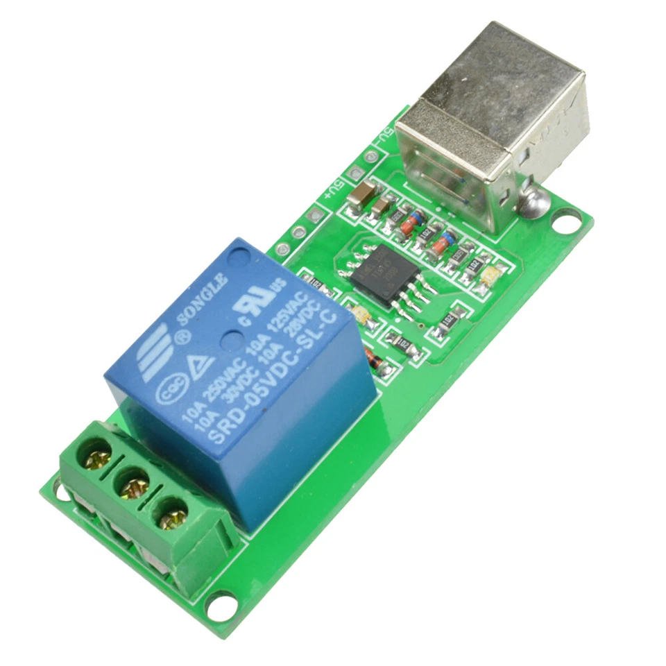 5V/12V USB Relay 1/2/4/8 CH Programmable Computer Control Relay For Smart Home - Image 2 of 4