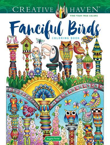 Thumbnail - Angela Porter Creative Haven Fanciful Birds Coloring Book