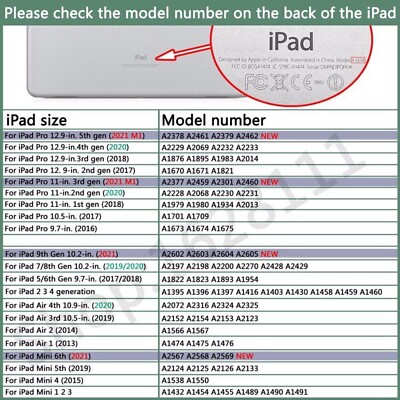 For IPad 5/6th 7th 8th 9th 10th 11th Case & A16 2025 Case Stand - Foto 2