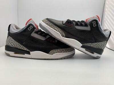 Size 8.5 - Jordan 3 Retro OG Mid Black Cement 885177831783| eBay