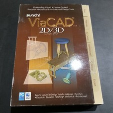 Punch ViaCAD V8.0 2D/3D Precision Mechanical  Architectural Design Windows
