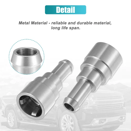 2pcs Coolant Connector Hose for Chevrolet Silverado 3500 2001-2006 15032062 - Bild 4 von 7
