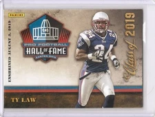 Class of 2019 Ty Law Panini Hall of Fame card - Unsigned