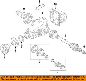 bmw oem 07 18 x5 rear axle output shaft seal 33107564416 ebay details about bmw oem 07 18 x5 rear axle output shaft seal 33107564416