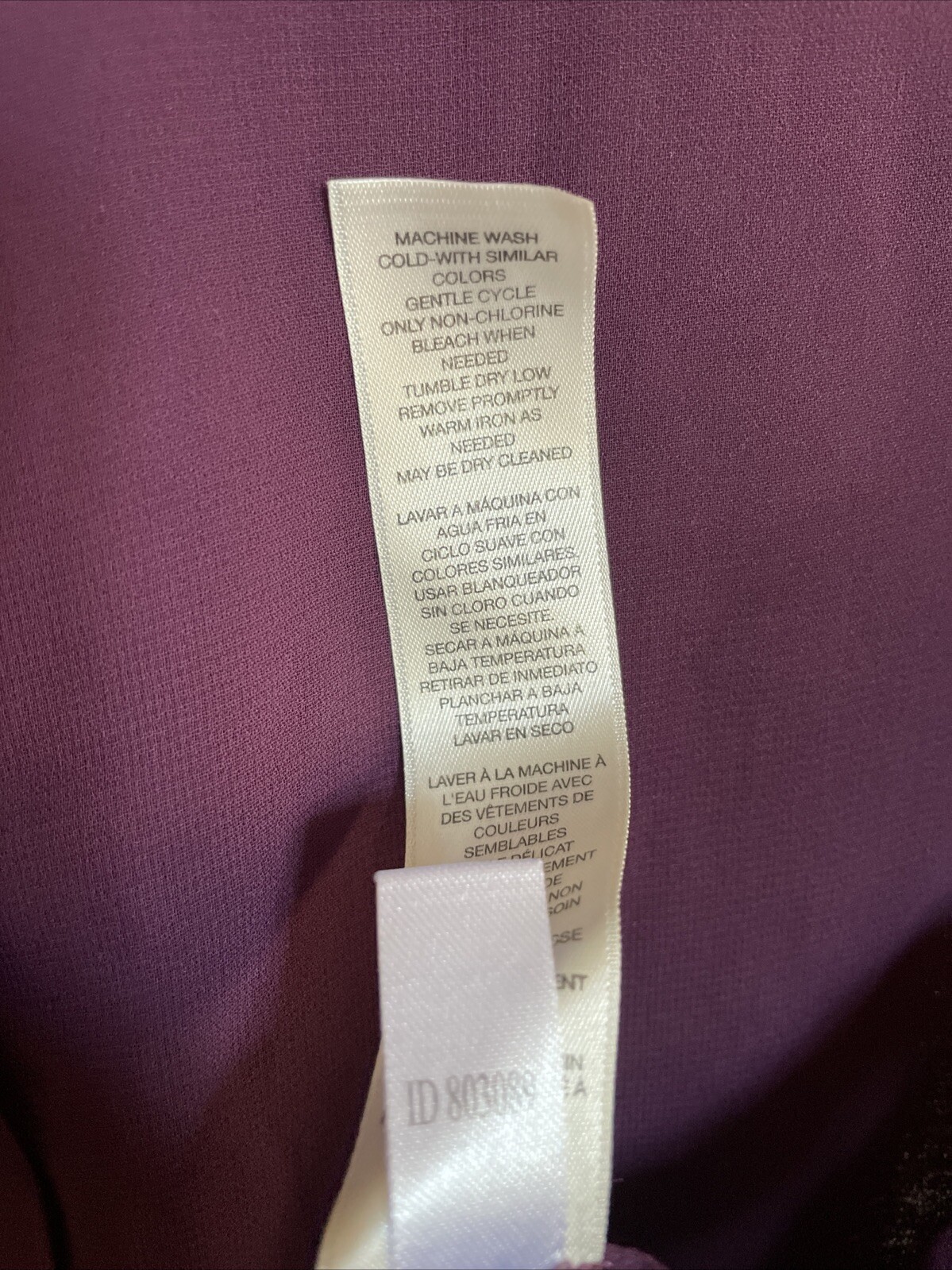 Chico’s Polyester Adjustable Long Sleeve Purple B… - image 4