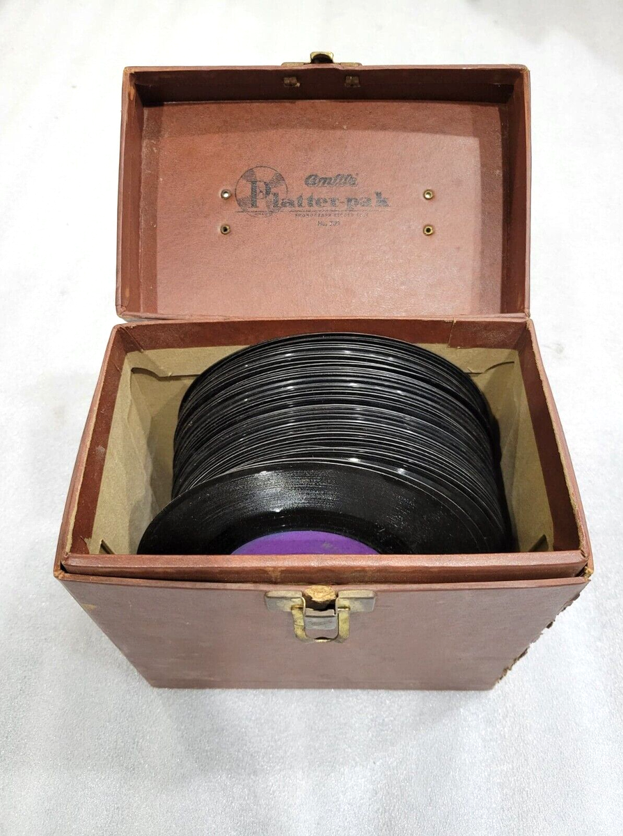 Platter Pak 7インチ レコードケース ヴィンテージ Vintage Platter-Pak Phonograph Record Case Model 700 and 41 Vinyl