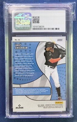 2021 Panini Chronicles - Revolution Jazz Chisholm #34 Groove (RC