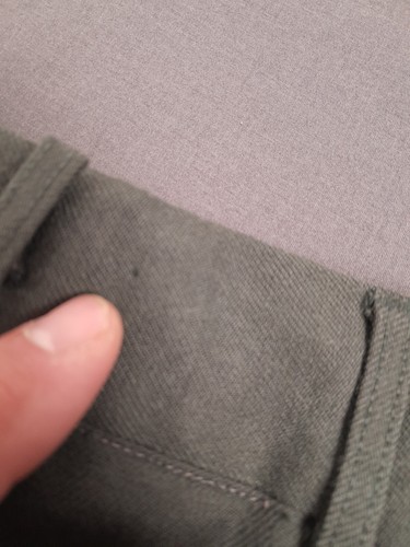 Vintage Military Pants Mens Long Medium Short Army Pants 1950's - Foto 5 di 15