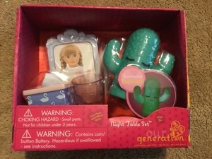 our generation night table set