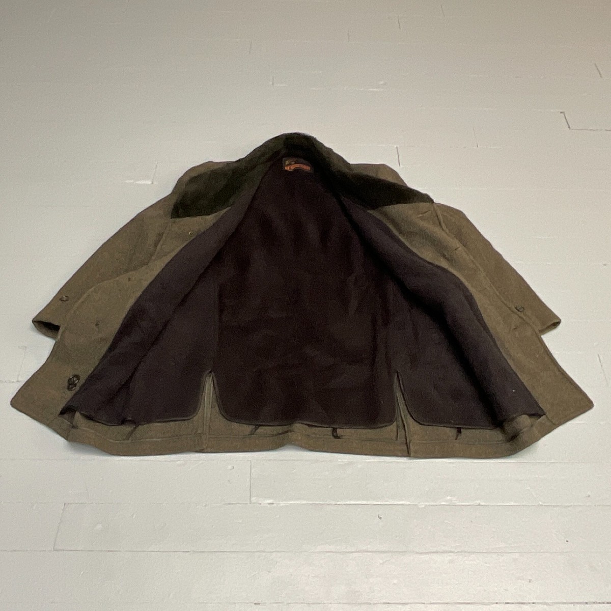 Vintage 50s 60s McGregor Wool Tweed Lined Car Coat Overcoat Jacket