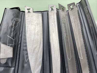 Vintage Kershaw Kai Blade Trader 9'' Knife Set with Case Made In