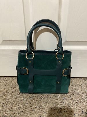 Salvatore Ferragamo AF-21 4875 Suede Small Handbag Bag | eBay