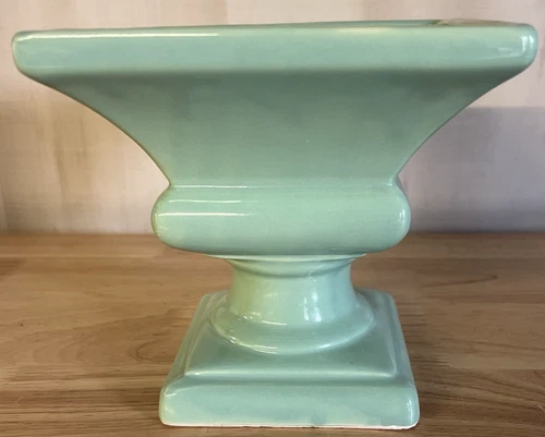 Vintage RRP CO  Roseville USA Green Vase 1315