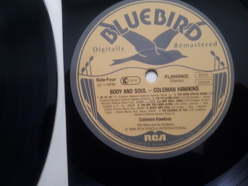COLEMAN HAWKINS Body and Soul 2xLP Jazz vinyl, 1986 UNPLAYED "Mint condition" - 第 4/13 張圖片
