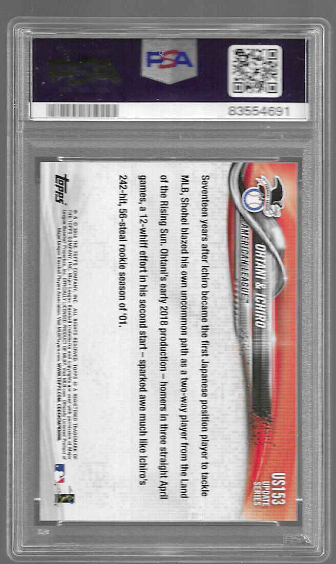 2018 Topps Update Shohei Ohtani #US-153 PSA 10 - 5A | eBay 2018 Topps Update Shohei Ohtani #US-153 PSA 10 - 5A | eBay