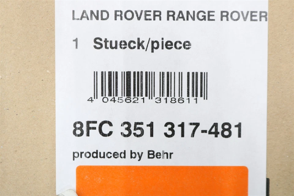 Hella A/C Condenser 8FC351317-481 Land Rover Range Rover 4.2 4.4 5.0 2006-11 Foto 2 de 4