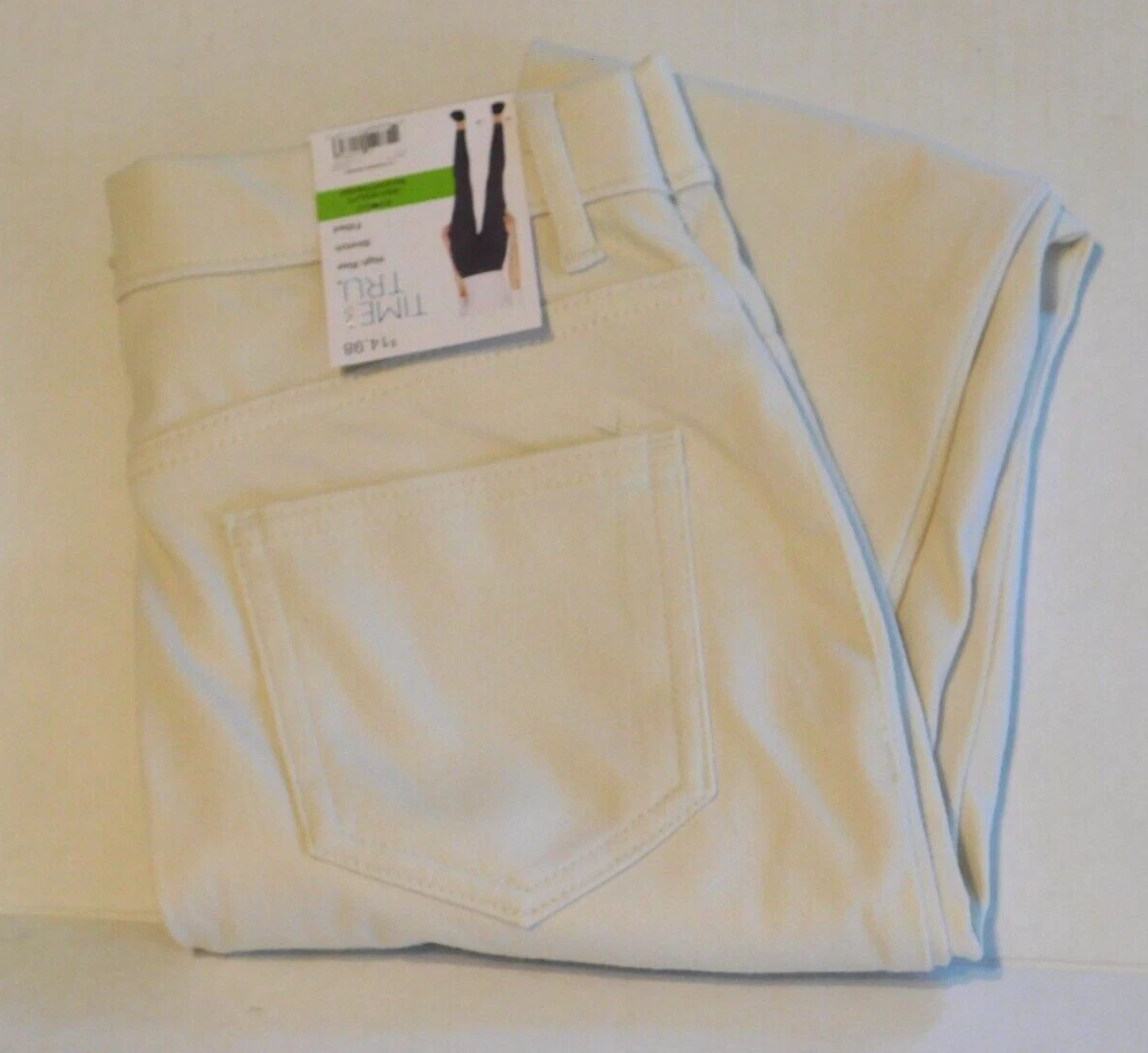 Womens XS 0 2 Cream Off White Denim Jean Jeggings eBay