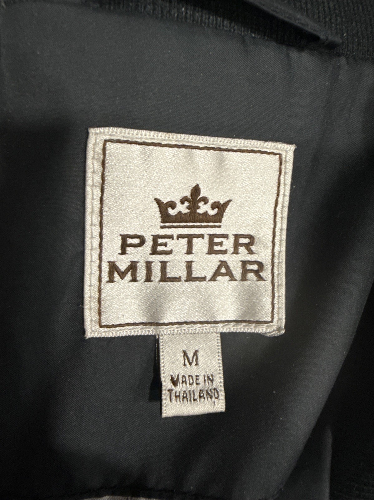 PETER MILLAR Black Packable Lightweight Full Zip … - image 17