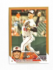 Spenser Watkins ~ 2023 Topps ~ Gold 0613/2023 #393