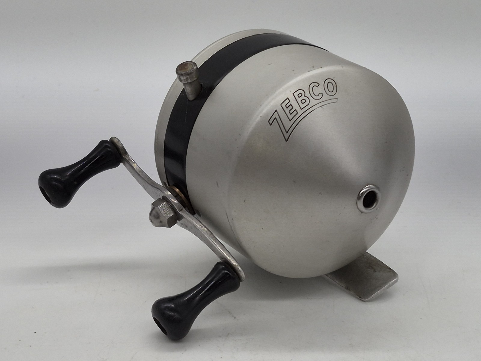 Vintage Zebco Zero Hour Bomb Co. Tan Spinnerhead Spin Cast F