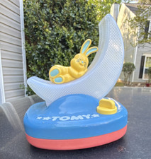 TOMY Moon  Stars Nursery Night Light Blue Pink Yellow White