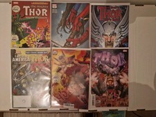 Thor Comic Bundle - 6 comics, good condition. Bagged and boarded