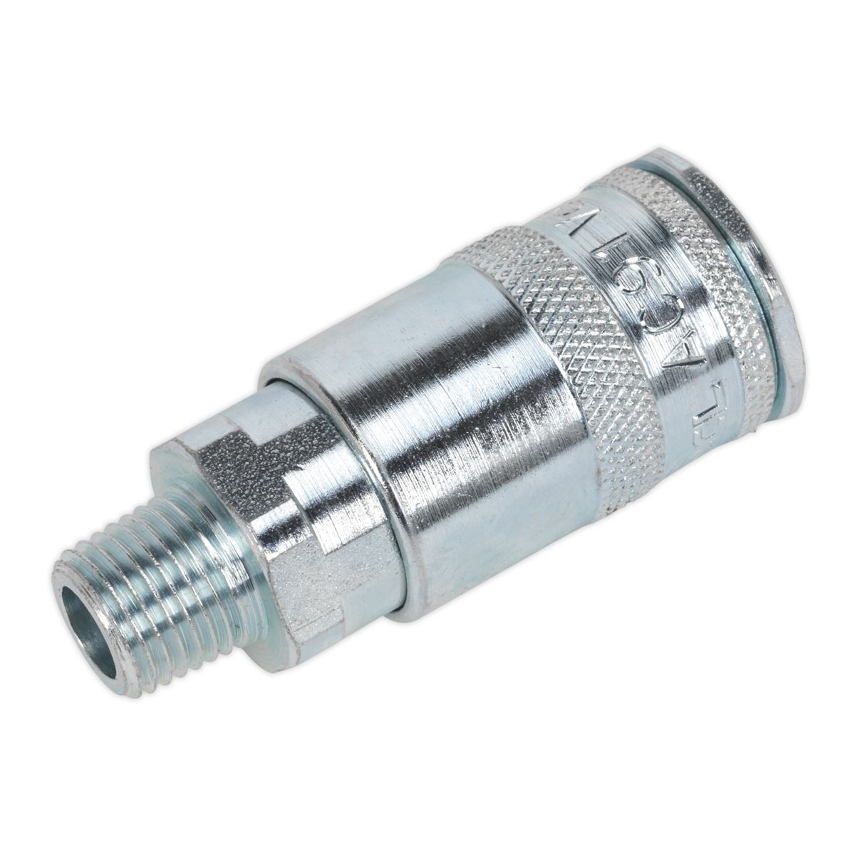 Sealey Coupling Body Male 1/4""BSPT Pack of 50 For garage Workshop Tools AC16BP