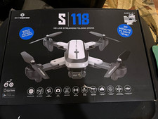 Sky Drones S118 Folding Drone w/ HD Camera Live Streaming 20 Min Flight Time