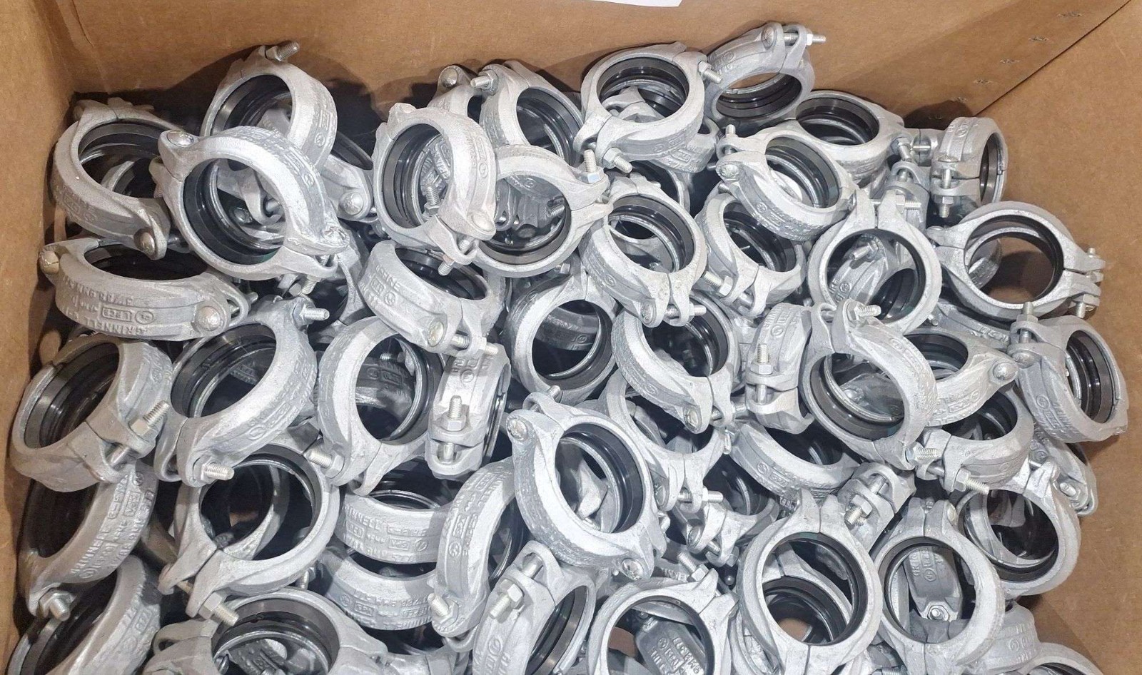 3" GRINNELL Style 577 G-FIRE Rigid Coupling Grooved Galvanized Pipe Fitting