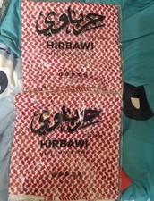 2 Pcs Kufiya Keffiyeh HIRBAWI Palestinian Scarf Shemagh Made in Hebron Unisex