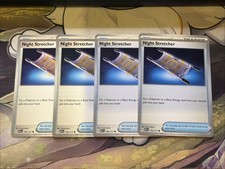 Pokemon - Night Stretcher Ascended Heroes 196/217 Trainer Play Set x4 NM