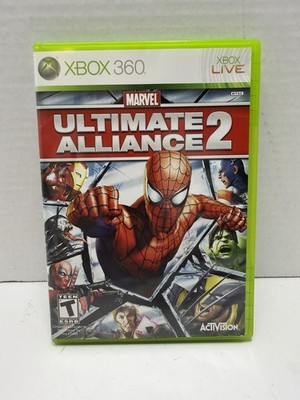 Marvel Ultimate Alliance 2 Microsoft Xbox 360 Complete in Box CIB Tested Working