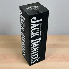 Jack Daniels Old No 7 Whiskey Tin Black Box Limited Ed. Series New (Tin Only)