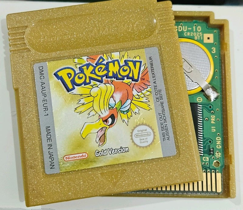 Pokémon Gold Version Nintendo Game Boy  - Genuine, New Battery, Save Tested