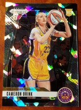 2024 Panini Prizm WNBA Cameron Brink Ice Prizm Rookie RC #127 Los Angeles Sparks