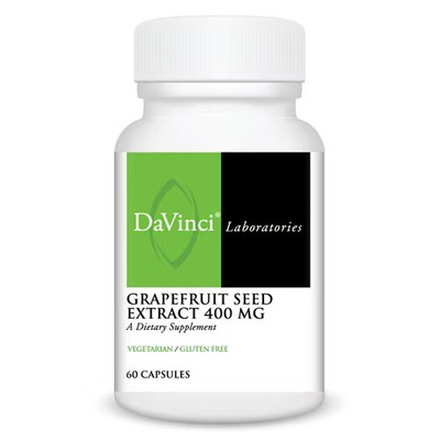 2 X DaVinci Laboratories Grapefruit Seed Extract -- 400 mg - 60 Capsules