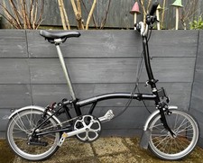 2022 Brompton C Line 6 Speed H6L Folding bicycle in Black - Leisure Used