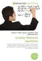 Frederic P. Miller (U. A.) | Cauchy-Riemann Equations | Taschenbuch | Englisch