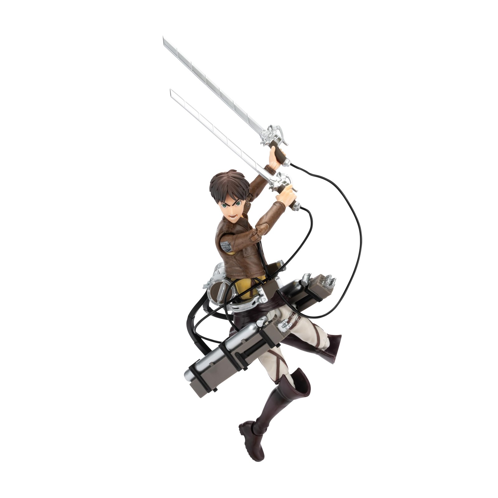Total Anime Attack on Titan Eren Jaeger - 6.5-Inch Figure with Swappable Facepla